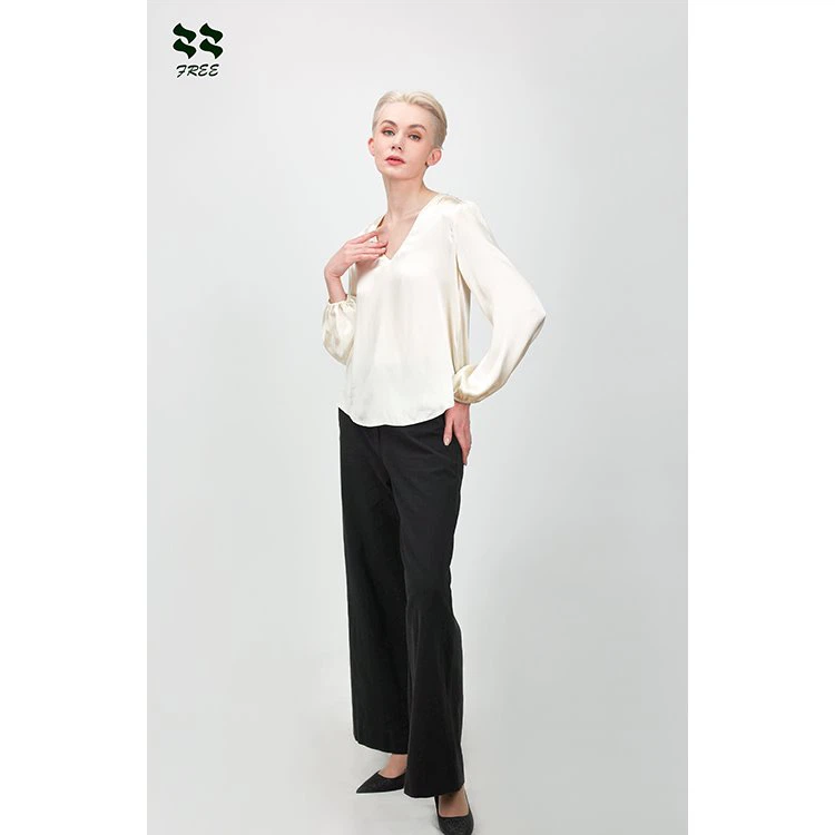 Women's Black Office Pants With Pockets