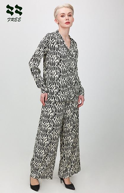 Printed EcoVero Blouse Supplier
