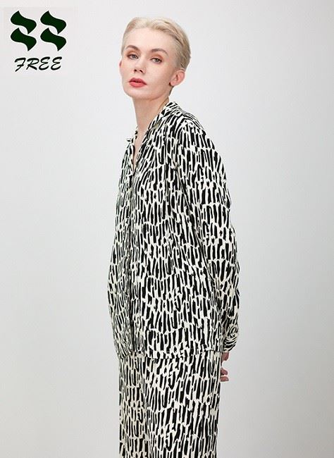 Printed EcoVero Blouse Supplier
